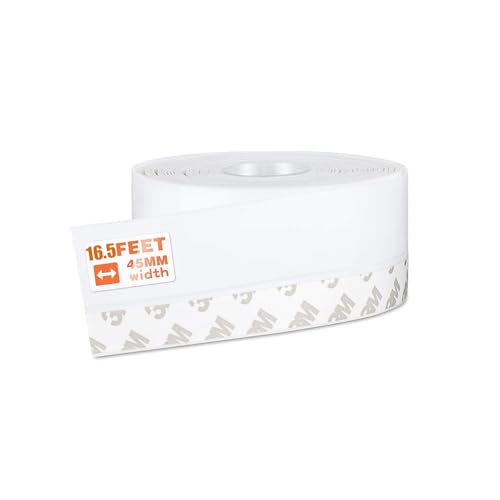 JR JUN RONG Silicone Seal Strip,Weather Stripping For Door Or Window,Weatherproof Soundproof Self Adhesive Door Strip Bottom,Door Draft Stopper Silicone Strip Tape For Doors Windows&Shower Glass Gaps