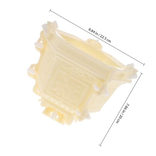 Molde para macetas de hormigón extra grandes de plástico ABS resistente que mantiene la forma 3