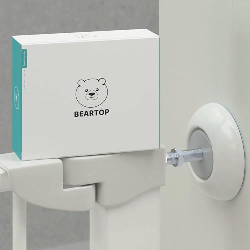 Protection murale Beartop lot de 4 tampons blancs pour barriere escalier