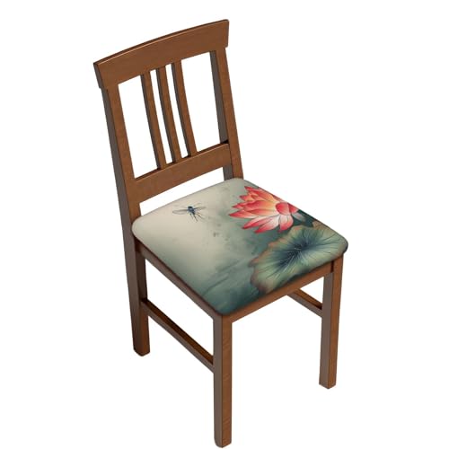Housse de tabouret de bar lavable pour masquer l'usure lot de 6 fleurs - 2