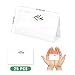 Hadley Designs 25 Elegant Greenery Tent Table Place Cards for Wedding, Thanksgiving Christmas Holiday, Easter Catering Buffet, Food Sign Paper, Escort Card Folded Seat Assignment and Setting Label
