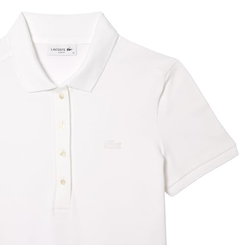 Image of Lacoste Women's Slim Fit Stretch Petit Pique Polo Dress
