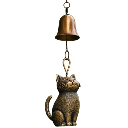 Carillones de viento de gatos como bonitos adornos creativos para regalar 3