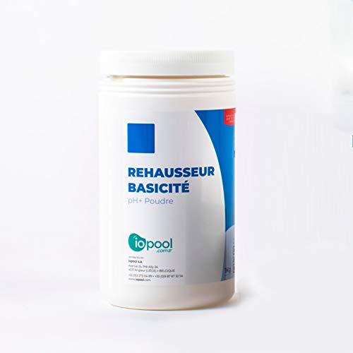 iopool Basicity Booster (pH+) Powder – 1 kg/kilo – Acts Gradually – High in Active Principle – Can be used with the Treatment App
