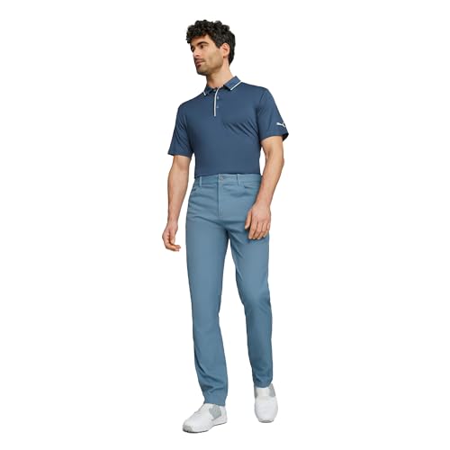 Image of PUMA Mens Dealer 5 Pocket Pants Casual - Blue