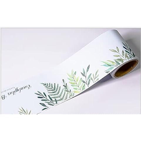 Self Adhesive Wallpaper Borders wallcovering Border Simplicity Wallcovering Border Waterproof Wall Borders for Kitchen Bedroom Cover