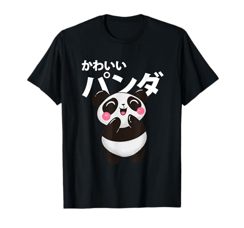 Kawaii Divertente Carino Anime Panda Camicia Donna Uomo Maglietta
