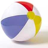 ansprechendes, buntes Design Intex Glossy Panel Ball - Aufblasbarer Wasserball / Strandball - Ø 51 cm