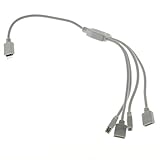 RGB Verteiler von 1 auf bis zu 4 Y-Verteiler RGB Adapter (1 auf 4)