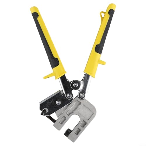 Crimpadora de pernos para paneles de yeso y pernos de metal, alicates de aleación de aluminio de 10 pulgadas con mango antideslizante, herramienta de crimpado resistente para construcción,