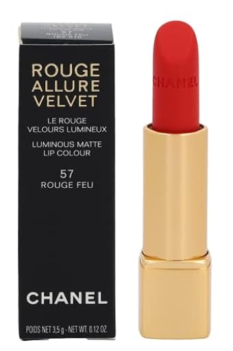 CHANEL Rouge Allure Velvet Luminous Matte Lip Colour No.57 Rouge Feu (3.5 g) | Ya disponible en tu tienda friki favorita! En mundofriki.es!