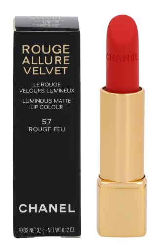 CHANEL Rouge Allure Velvet Luminous Matte Lip Colour No.57 Rouge