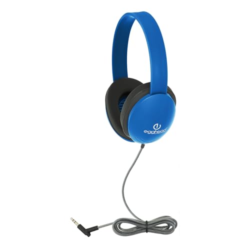 Egghead Heavy-Duty Kids Headphone with Tri-Shield Chew-Resistant Cord,...