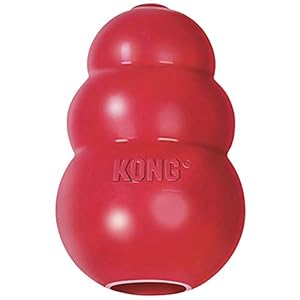 KONG – Classic Dog Toy, Durable Natural Rubber- Fun to Chew, Chase and Fetch – for Extra Small Dogs