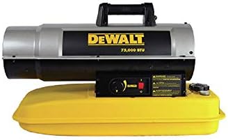 DEWALT DXH75KT Kerosene Heater, 75K BTU
