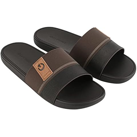 CARTAGO Dakar Slides for Men, Brown/Brown/Brown, 10 Cover