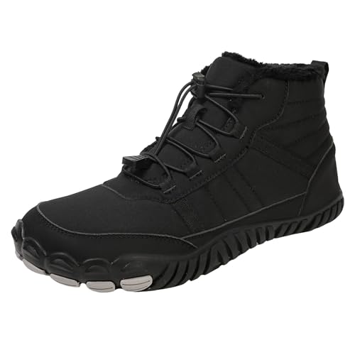 Botas para hombre para hombre, botas de motocicleta, botas casuales para hombre, con cremallera, botas de mochilero, botas de gamuza para hombre, botas occidentales para hombre, Black, 39 EU