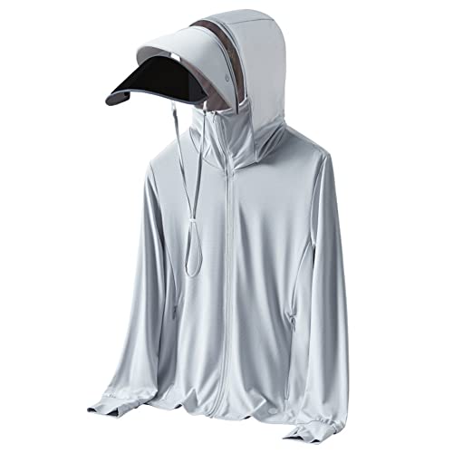 QUNCHAORI bVK[h fB[X uvJbg p[J[ ToCU[Et[ht ڐG⊴ UPF50+ ACXVN Ăh~ Ăh~ Ă΍EFA O΍  M~4XL (L, O[)
