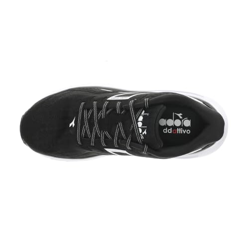Diadora Womens Equipe Nucleo Running Sneakers Shoes - Black, White4