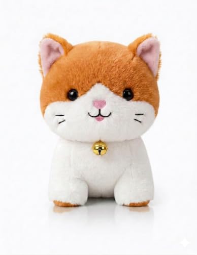 Image of Liquortees Cute Brown CAT Soft Toy Teddy Bear - 22 cm Plush Stuffed Animal for Kids & Gifts