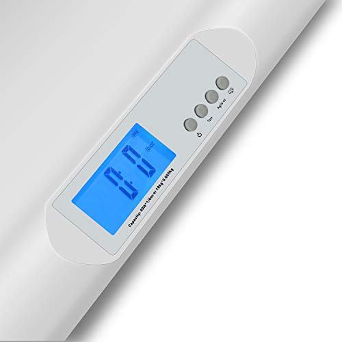 Baby Scale, Digital Infant Scale, Multi-Function Digital Scale, Toddler Scale, Puppy Scale, Pet Scale, Auto-Holding Function, Large LCD Display, Feeding Comparison, Weights in pounds and Ounces - Thumbnail 4