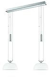 Höhenverstellbar + kürzbar Sorpetaler Pendel Ancona, nickel LED 235210
