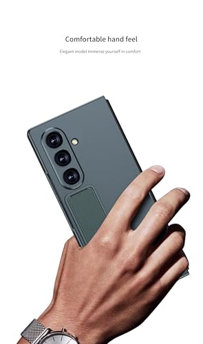 Coque Galaxy Fold8 rabat noir avec support pliable de protection - 4