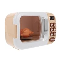 ifundom Educational Toy Microwave Oven for Boys and Girls Boy Girl Kitchen Decor Pretend Play Kitchen Toys