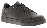 Rockstorm Tobias Boys School Shoes & Trainers (Size UK) - 6-Eyelet Casual Childrens Black Shoes for School with Padded Sock for Extra Comfort, Durable & Fashionable Black 5 Child UK