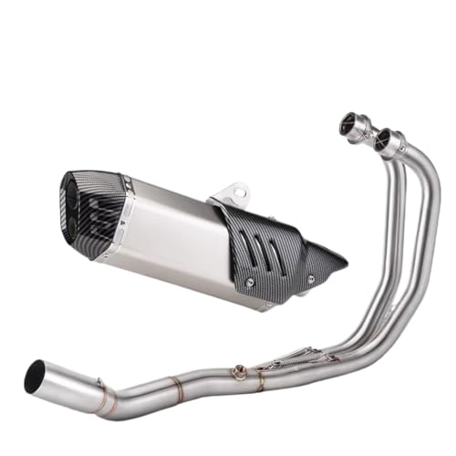 Moto pot echappement Yamaha R25 R3 MT03 ligne avant collecteur avec silencieux double trou