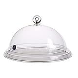 Cloche Dome Lid for Smoke Infuser | Guns Cup Covers Cocktail Drinks Lids,Smoker Guns Infuser Smoke Infusions Accessory for Smoker Sprayer Plates Bowls