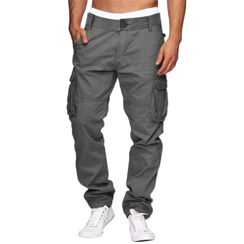 Men's Casual Cargo Sweatpants Waist Relaxed Fit Outdoor Athletic Trousers with Pockets Sock Boy3