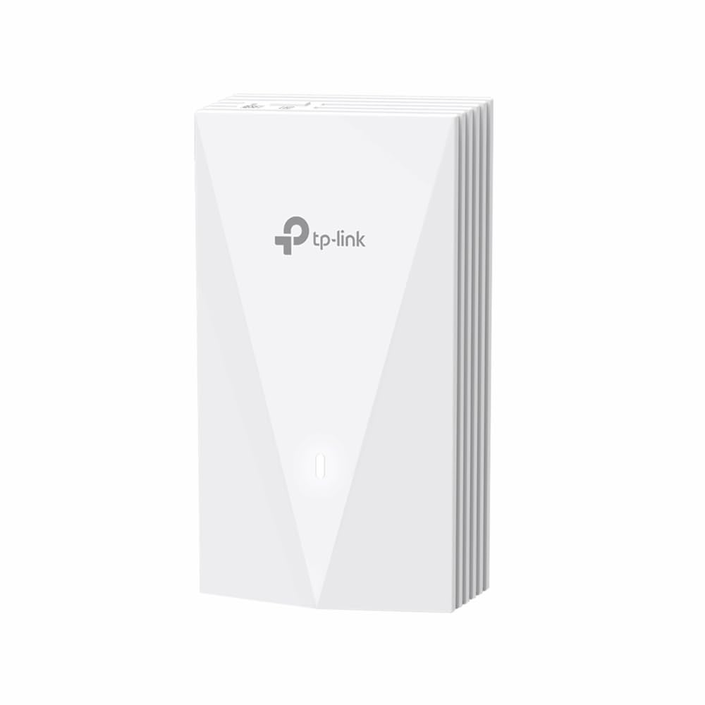 TP-Link EAP655-Wall Wi-Fi 6 Access Point AX3000 Dual-Band, Omada SDN, Zentrales Management, 1×1000 Mbps PoE Input, 3x1000 Mbps PoE Output, Omada Mesh WLAN, 802.3af/at PoE, VLAN, bis zu 16 SSIDs