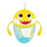 The First Years Pinkfong Baby Shark Straw Cup - Sippy Cup with Straw and Handles - Toddler Cups for Ages 9 Months and Up — 1 Count — 7 Ounces