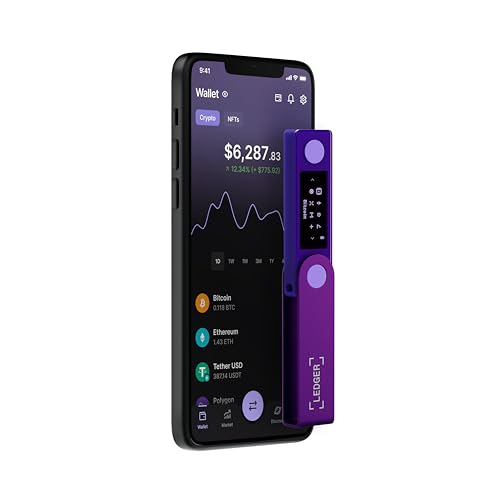 Image of Ledger Nano X (Amethyst Purple) - Secure and Manage Your Crypto & NFTs Anytime, Anywhere, with Our Bluetooth-Enabled Hardware Wallet