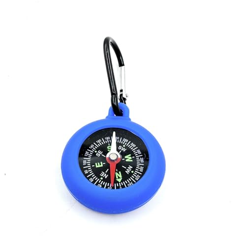 Brújulas portátiles para llavero 5 piezas para camping miniatura 4