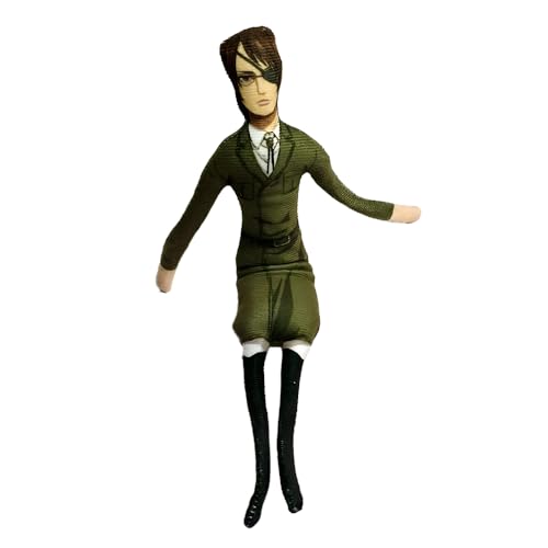 YLQANONG Levi Pillow Figure Twistable Pillows Eren Jaeger Zoe Hans Soft Pillow Cushion Titan Anime Figures 30CM