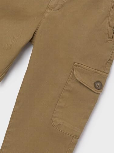 Mayoral Slim Cargo Pants for Boys Camel2