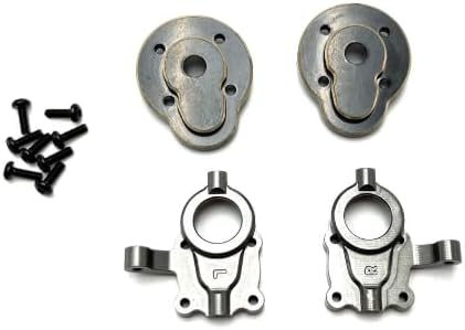 HobbyPlus CR18P EVO/EVO PRO Machine Aluminum Front Portal Hub Set V2 - Remote Control Car, RC Car Upgrade Parts (HELIDIRECT)