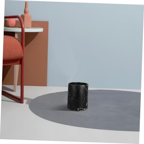 Cabilock papelera de basura estilo mármol para cocina y oficina miniatura 5