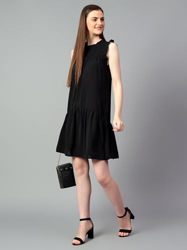 Image of KOTTY Women's Dashing Designs Charmed Whisper Black Dress