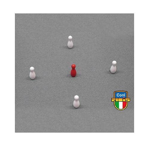 Birilli per BILARDO OMOLOGATE FIBIS H 25 MM TORNITI Set da 5 Poliestere Misure BIGLIARDO INTRNAZIONALE