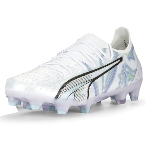 PUMA Womens Ultra Ultimate Brilliance Firm GroundAg Soccer Cleats Firm Ground, Soft Ground - White2