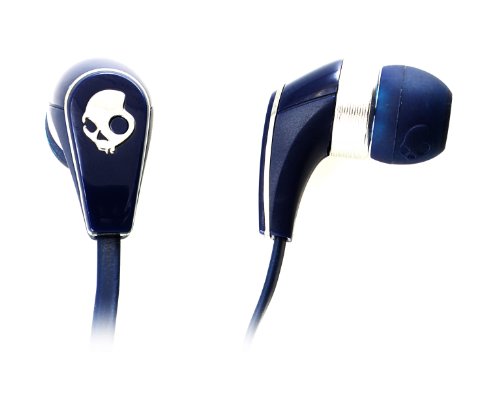 Skullcandy S2FFFM-131 50/50 In Ear Bud with In-Line Microphone and Control Switch/Volume S2FFFM-131 (Navy/Chrome)