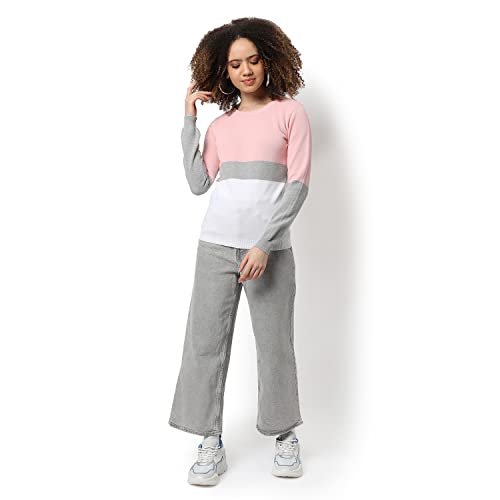 Image of PINACOLADA Women's Zip-Front Hoodie with Contrast Drawstring for Casual Wear | Hooded Neck | Long Sleeve | Zipper Closure | Cotton Sweatshirt Crafted with Comfort Fit for Everyday Wear