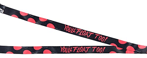 It The Movie Pennywise Id Lanyard Badge Holder With And 2" Rubber Charm Pendant #TOP3