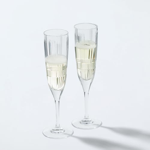 Marquis By Waterford Vector Champagne Flute, 5oz, Set of 2 by Marquis By Waterford - Used condition - Image 3
