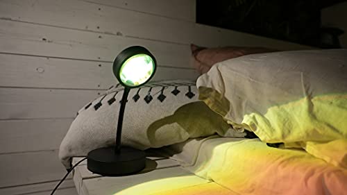 Jimei Sunset Lamp Projector Led Lights For Bedroom Night Light Rgb Lights Sun Sunlight Sunrise Lamp 10W 360° Rotation Mood Lighting Home/Room Decor Christmas Gifts For Women #TOP6