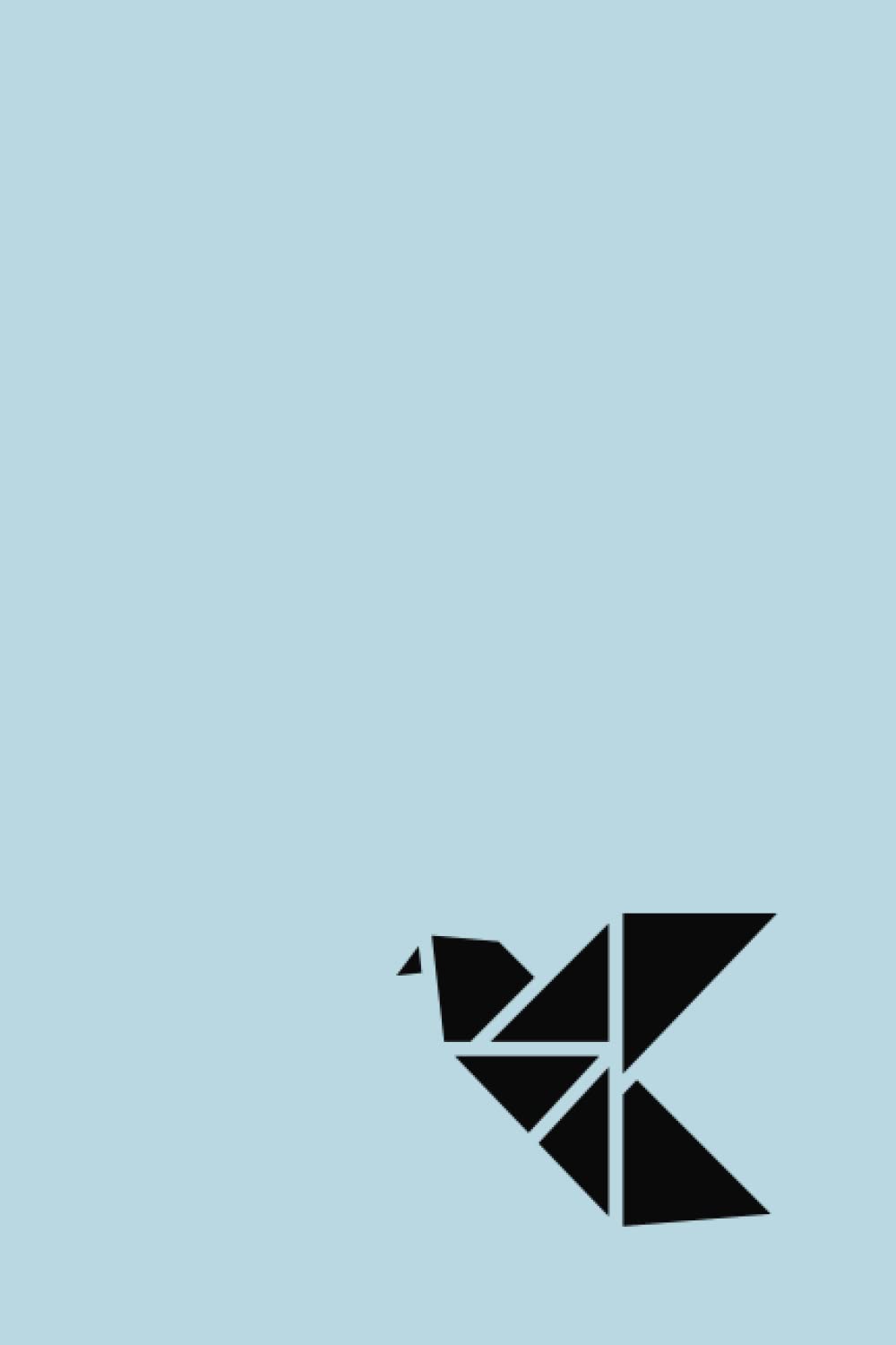 Designer’s Ideation Notebook - Dot Grid: Design sketchpad and composition notebook with dotted grid paper for UX/UI designers to brainstorm, wireframe, and develop ideas. Vintage blue w/swan graphic.