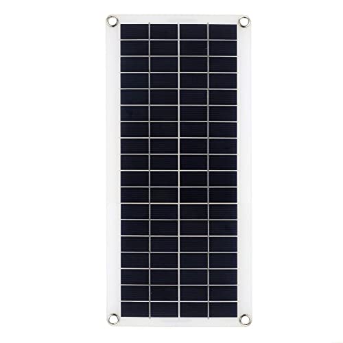 Kit de panel solar, kit completo de panel solar, 300 W, 12 V, USB con controlador de 10-60 A, células solares for coche, yate, RV, barco, cargador de batería de teléfono móvil (con controlador de 60 A